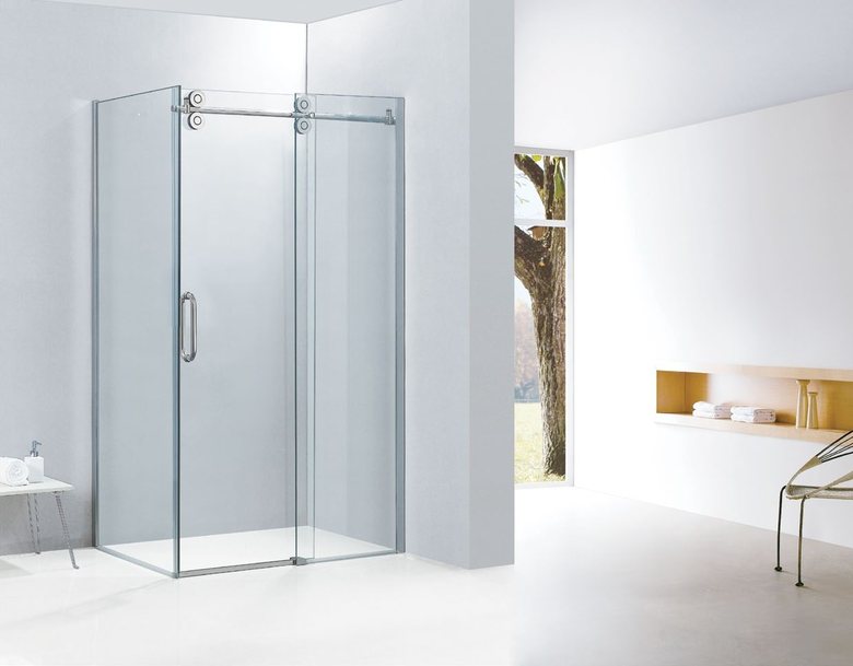 Sliding door hardware — rollers, handle and seals
